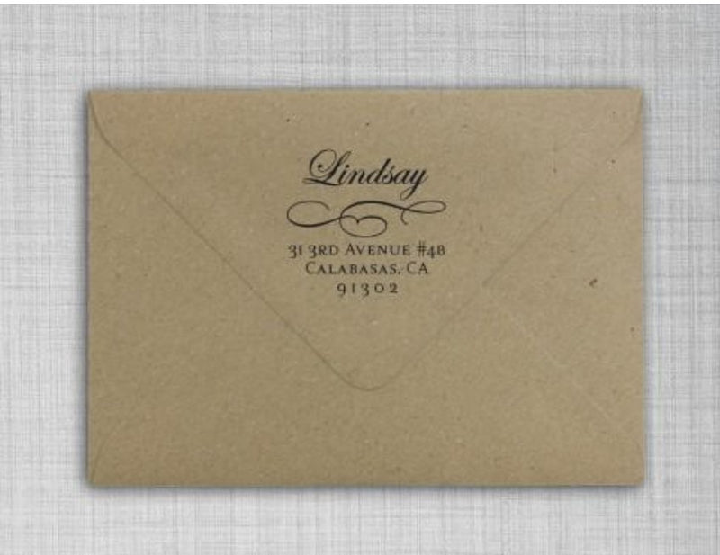 Lindsay Return Address Stamp