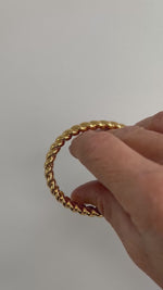 Chunky Gold Bracelet | Cable