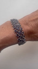 Iolite Cuff Bracelet