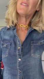 Italian Washed Denim Shirts | Cindy