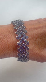 Iolite Cuff Bracelet