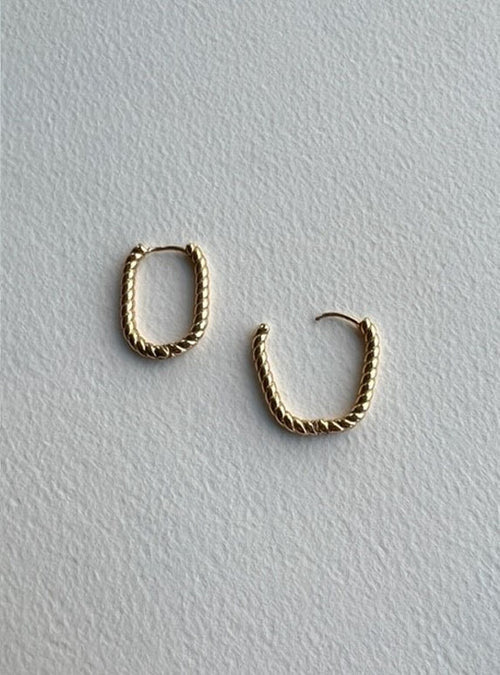 Classic Hoop Earring | Rope