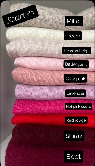 Cashmere Scarves  | New Colours
