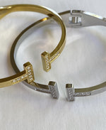 Gold Hinged Bracelet | Tiffany