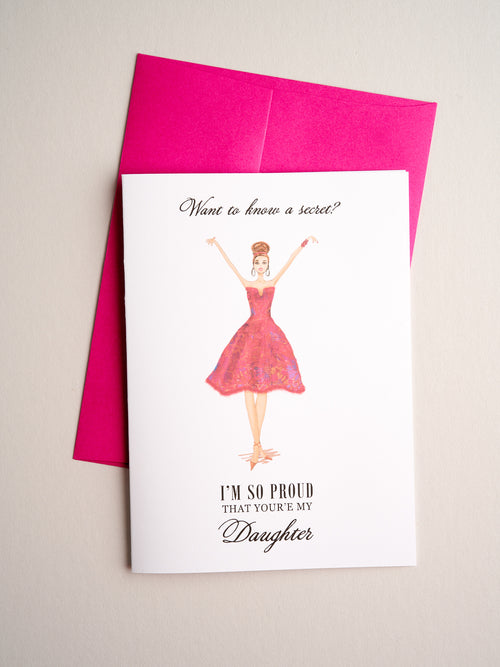 FR-14-10 | Proud Daughter - Greeting Cards - Queen & Grace