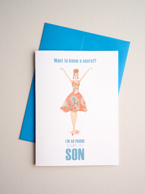 FR-14-09 | Proud Son - Greeting Cards - Queen & Grace