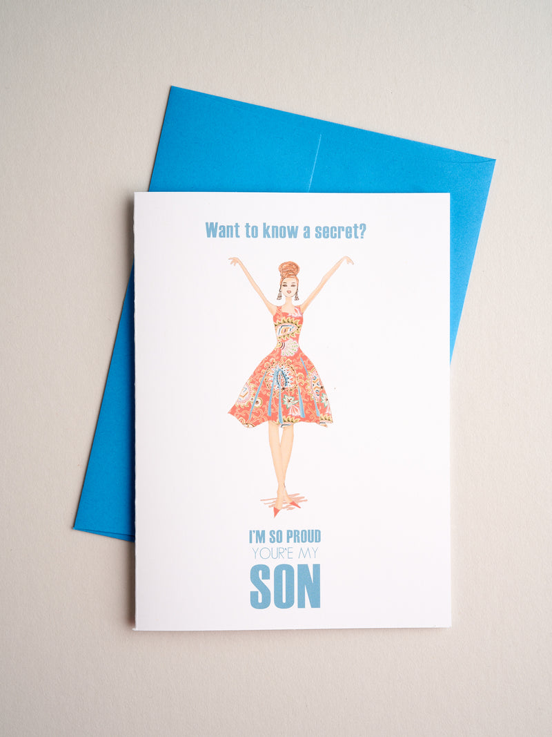 FR-14-09 | Proud Son - Greeting Cards - Queen & Grace
