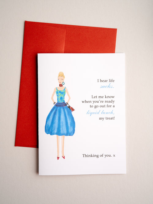 FR-17-04 | Liquid Lunch - Greeting Cards - Queen & Grace
