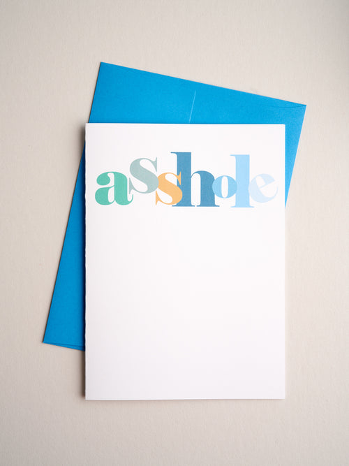 FR-20-03 | Asshole - Greeting Cards - Queen & Grace