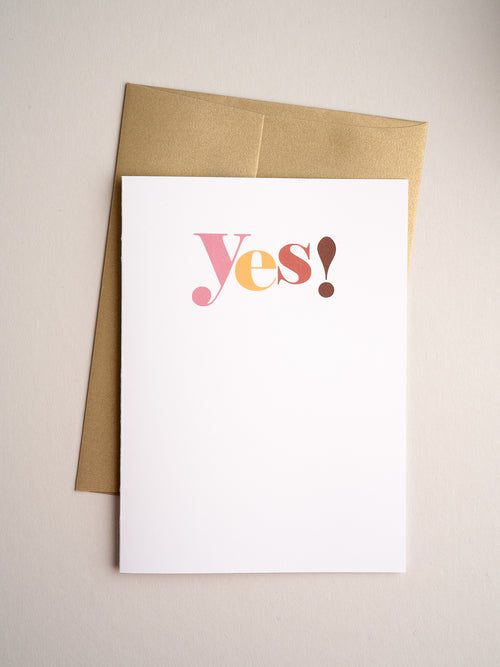 FR-20-06 | Yes! - Greeting Cards - Queen & Grace