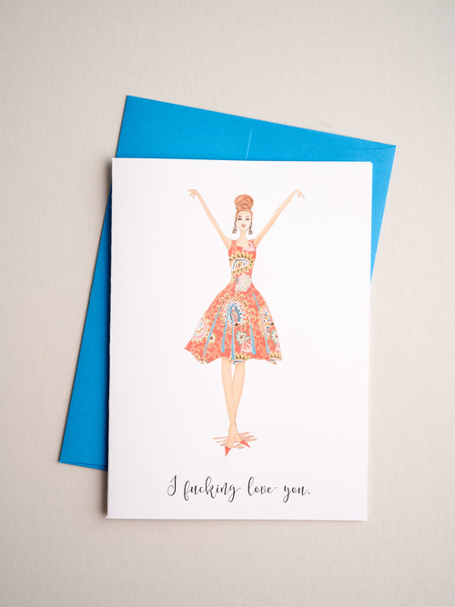 FR-R-08-16-B | F-ing Love you - Greeting Cards - Queen & Grace