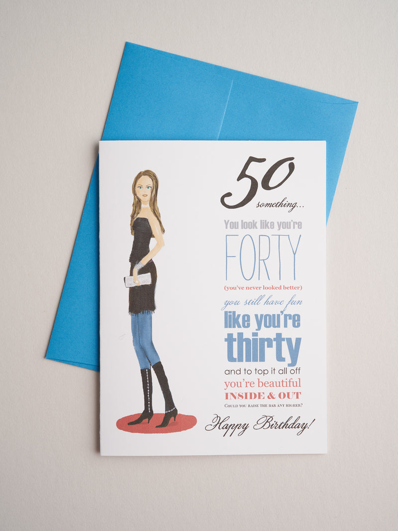 BD-14-05 | Fifty Something Woman - Greeting Cards - Queen & Grace