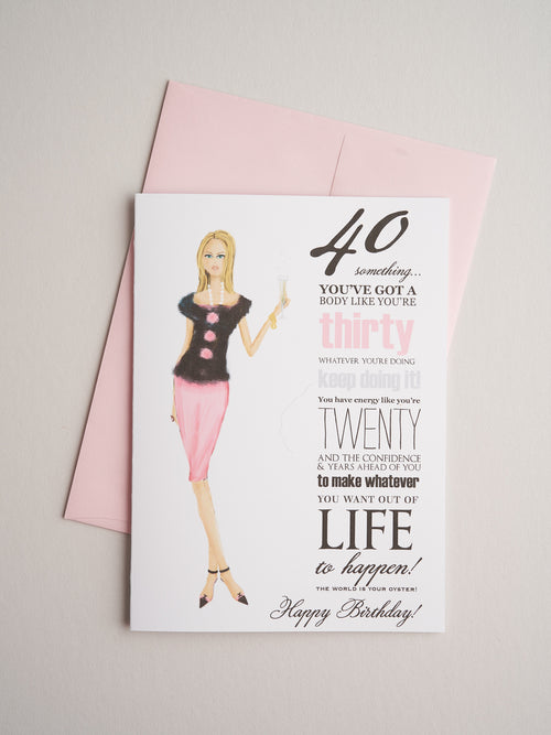 BD-14-11 | Forty Something Lady - Greeting Cards - Queen & Grace
