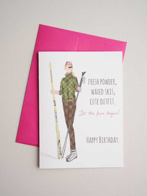 BD-18-08 | Fresh Powder - Greeting Cards - Queen & Grace