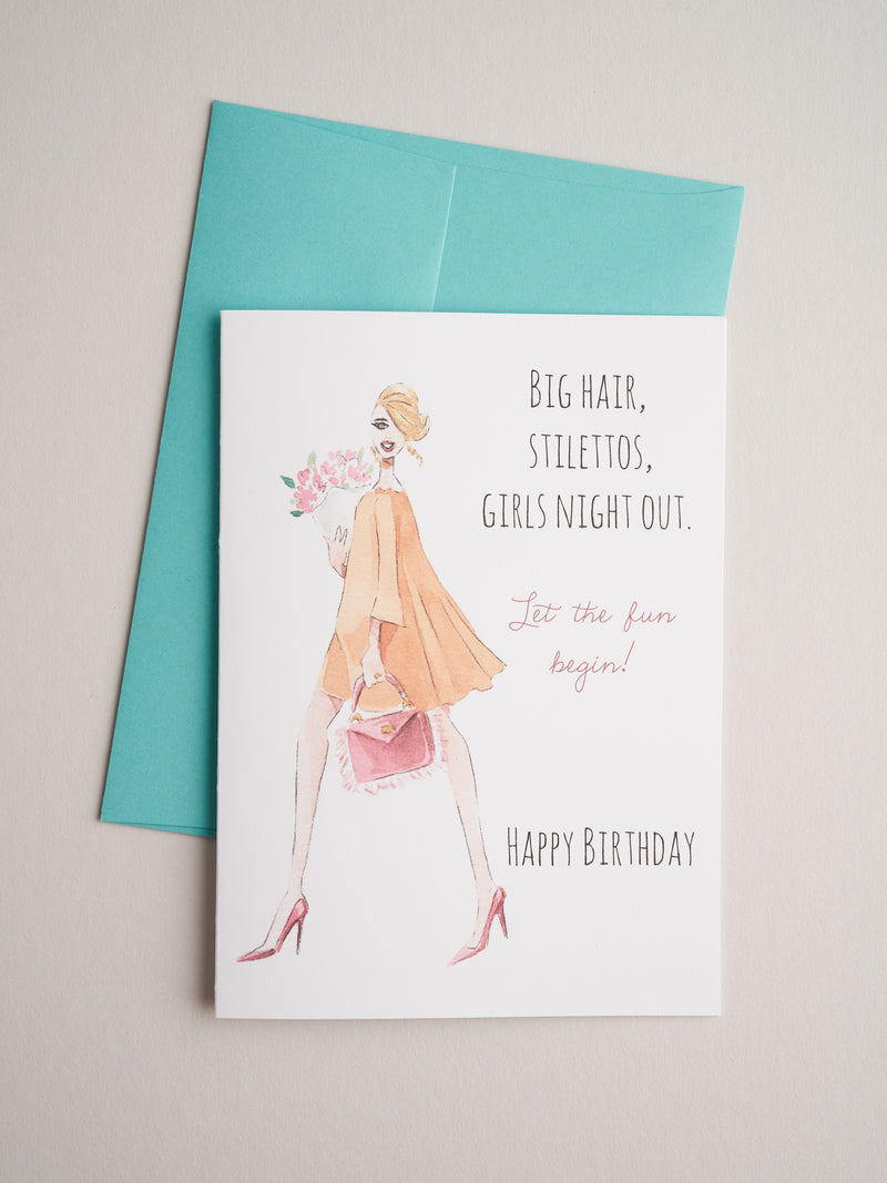 BD-18-02 | Big Hair - Greeting Cards - Queen & Grace