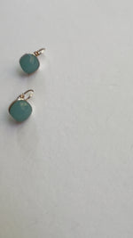 Choker Cut Earrings | Aqua Blue
