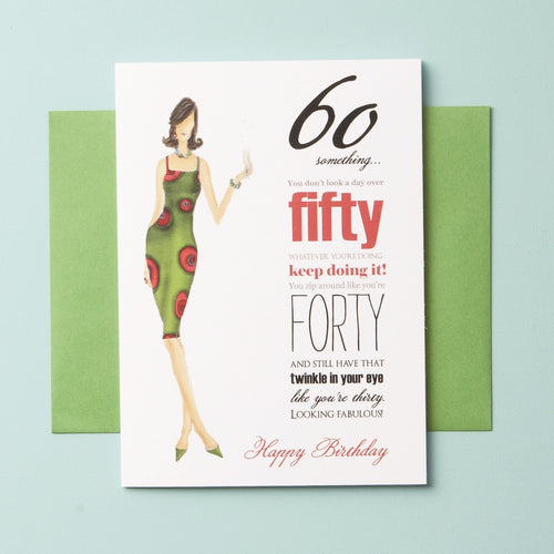 BD-14-10 | Sixty Something Woman - Greeting Cards - Queen & Grace