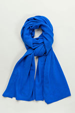 Royal Blue Cashmere Scarf 30/70  LAST ONE!