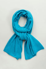 Cashmere Scarf 30/70  | Cyan