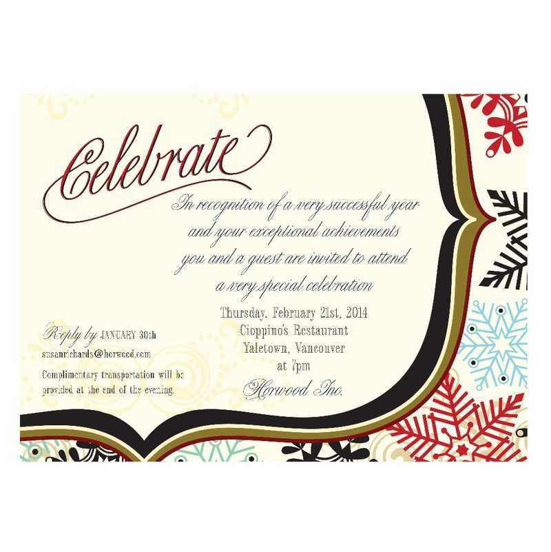 Holiday - Horwood - Invitations - Queen & Grace