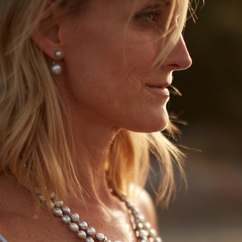 Double Pearl Earrings - Accessories - Queen & Grace