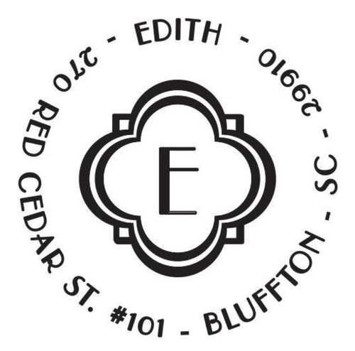 Edith Return Address Stamp