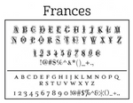 Frances Return Address Stamp