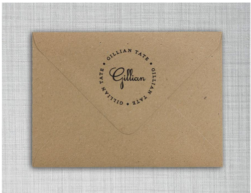 Gillian Return Address Stamp