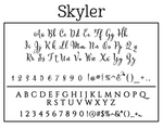 Skyler Return Address Stamp