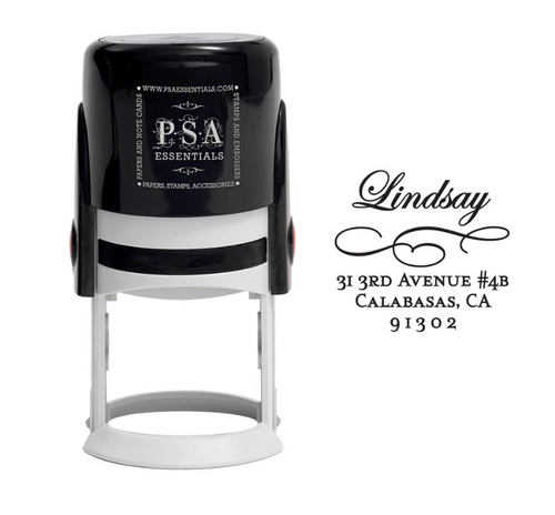 Lindsay Return Address Stamp