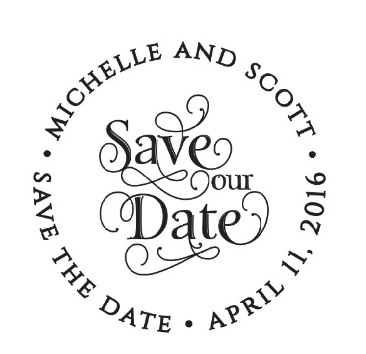 Save the Date Stamp | Michelle
