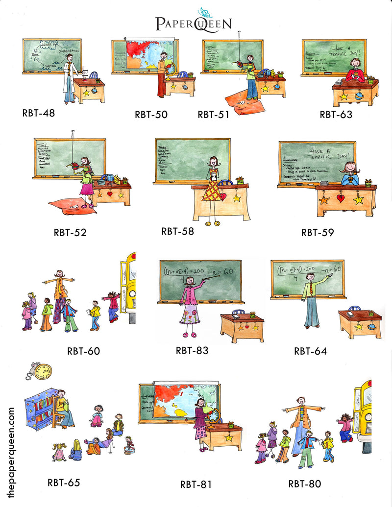 TEACHER NOTEPADS | With Illustration + Name