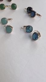 Choker Cut Earrings | Ocean Blue Last Pair!