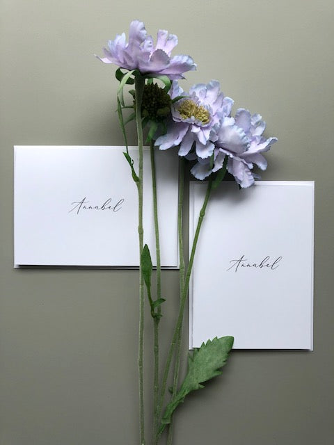 #2 Classic Fonts | Panel or Folded cards - [product_type] - Queen & Grace