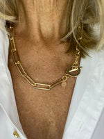 Gold Paperclip Necklace | Fay