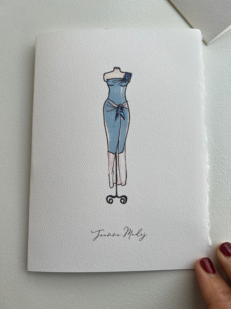 Folded Fashionista Notecards