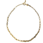 Square Link Gold Necklace | Nora Taylor