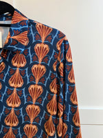 Ladies Blouse | Blue Fans