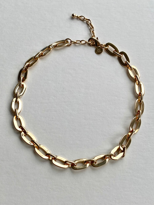 Chunky Oval Link Necklace | Natalie