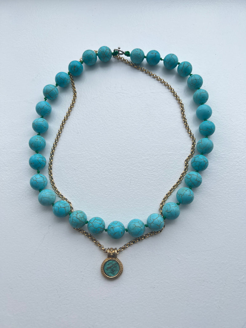 Italian Coin Necklace | Lily