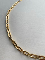 Square Link Gold Necklace | Nora Taylor