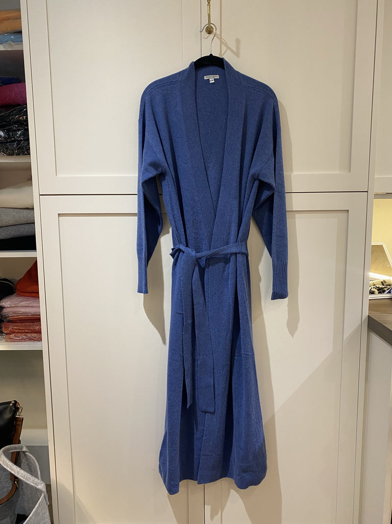 Cashmere “Everywear” Robe | Baltic Blue Last One!