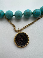 Italian Coin Necklace |  Megan 3