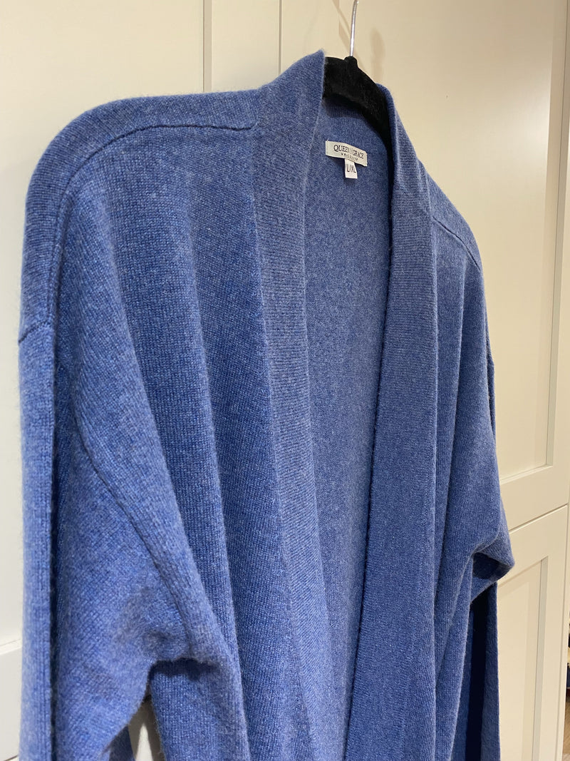 Cashmere “Everywear” Robe | Baltic Blue Last One!