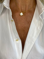 Clover Necklace | Yellow Gold & Mother of Pearl