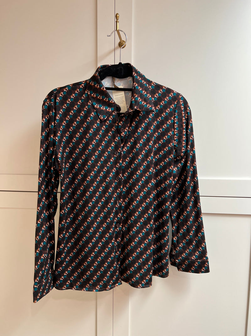 Ladies Jersey Blouse | Jersey Teal
