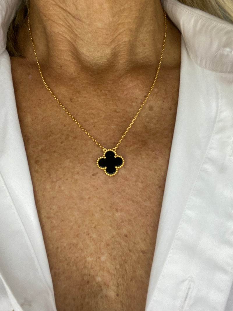 black clover necklace