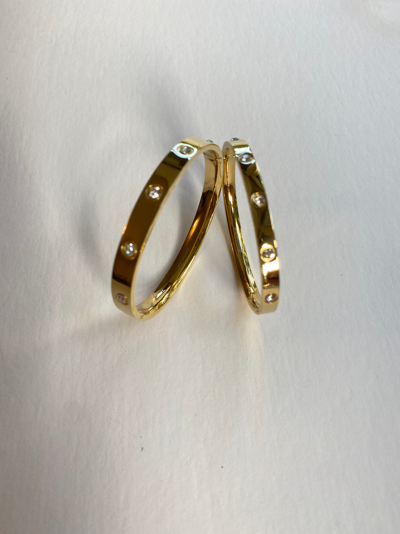 Love Cuff Bracelet | Silver + Gold
