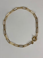 Gold Paperclip Necklace | Fay