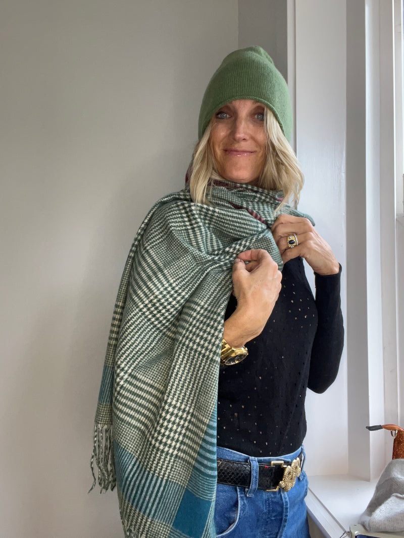 Italian Plaid Scarf Betty